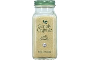 Simply Organic Garlic Powder Certified Organic, 3.64-Ounce Container