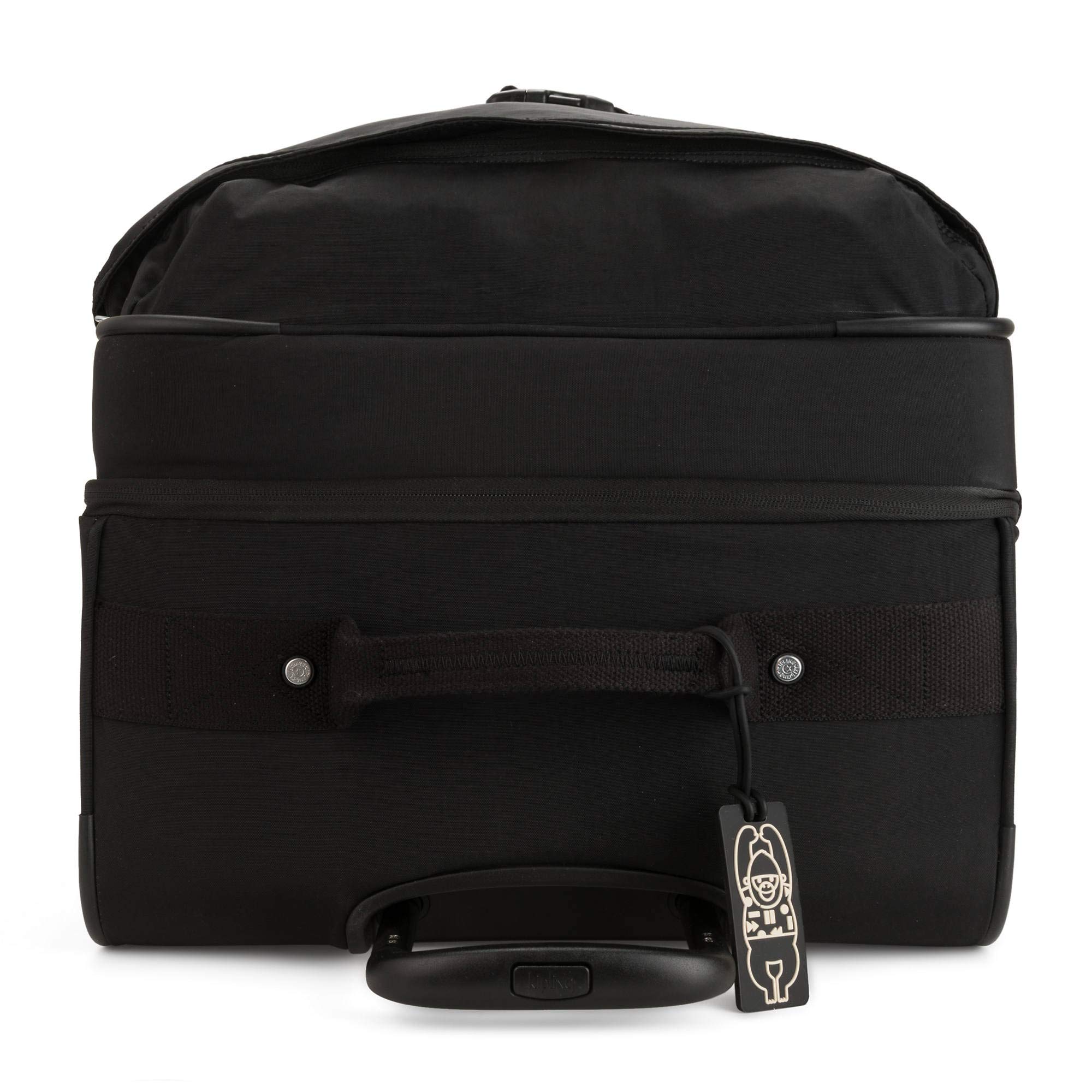 Kipling Spontaneous Softside Spinner Wheel Luggage, Integrated TSA Accepted Lock, Black Noir, Checked-Large,KI4193