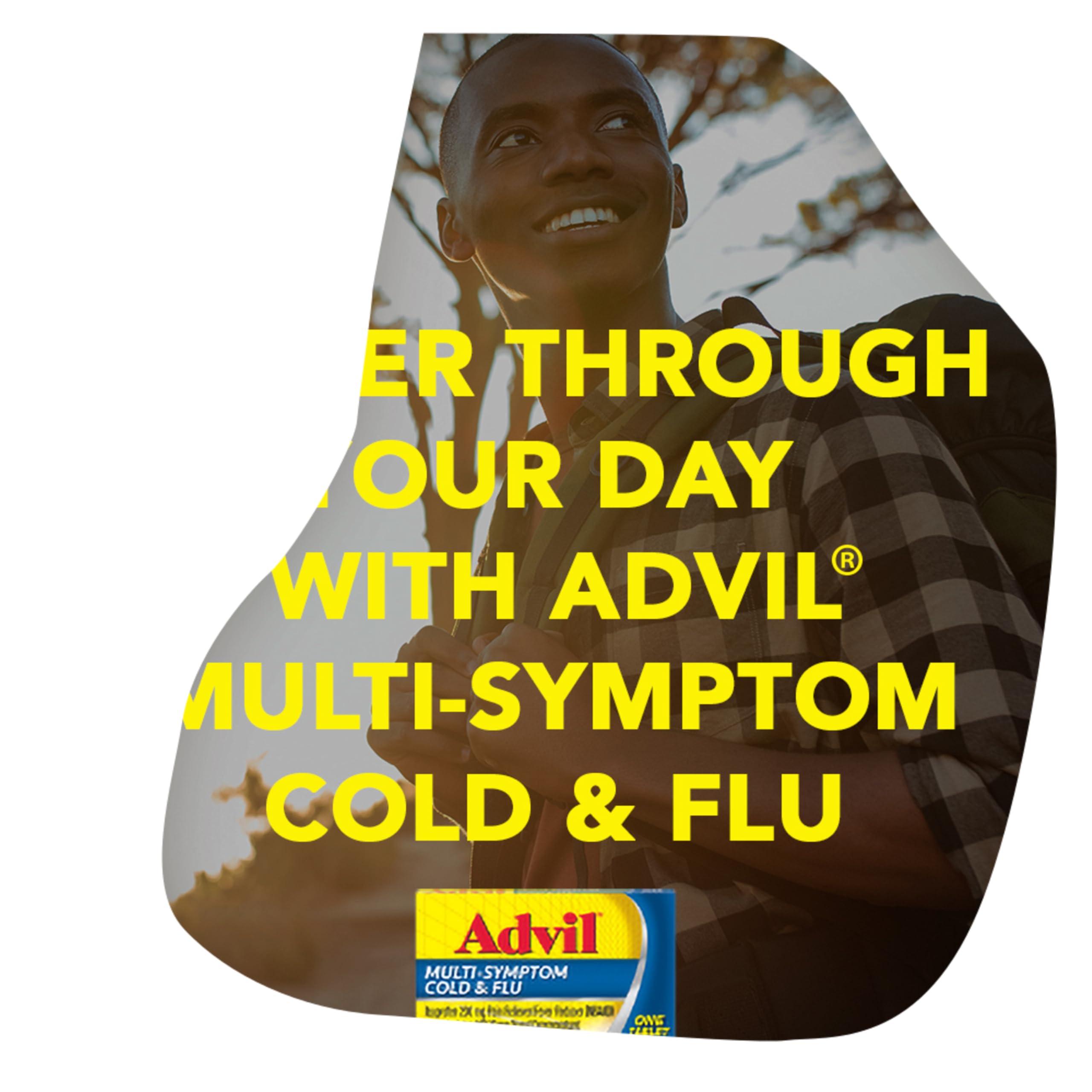 Advil Multi Symptom Cold and Flu Medicine, Cold Medicine for Adults with Ibuprofen, Phenylephrine HCL and Chlorpheniramine Maleate - 20 Coated Tablets