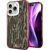 cellhelmet Magnitude Case for iPhone 14 Pro Max | MagSafe Compatible | Drop Test Certified | Shockproof Durable iPhone 14 Pro Max Mossy Oak Case | Bottomland Orig in Blaze Orange