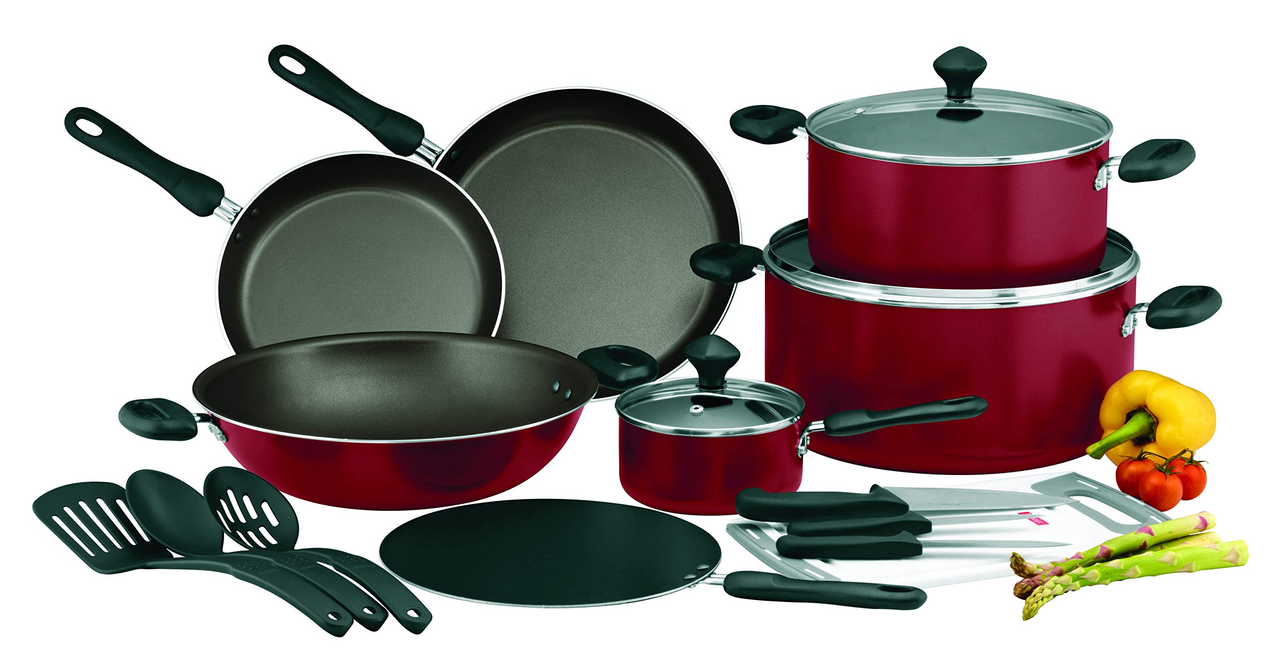 prestige non stick cookware with 5 layer coating