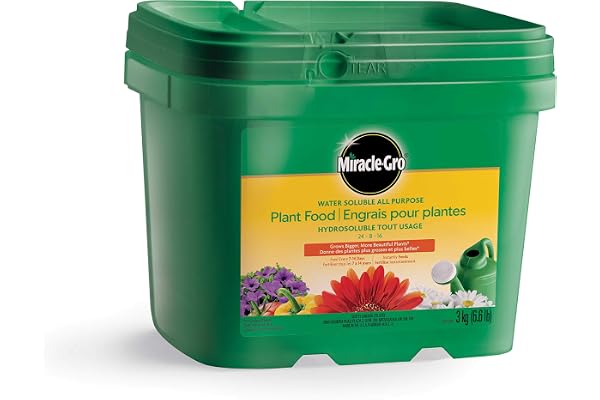 Miracle-Gro Water Soluble All Purpose Plant Food, 3kg | Instant Feeder for Flowers, Veggies, Trees & Shrubs | Easy Mix & Appl