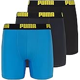 PUMA mens 3 Pack Performance Boxer Briefs
