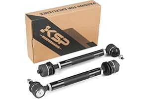 KSP PERFORMANCE KSP Heavy Duty Tie Rod Ends Kit for Silverado Sierra 2500 3500 2001-2010 4WD, 0-6" Adjustable Tie Rod Kits Compatible With Chevy GMC, 2pcs Lower Tie Rod Kit Repalce OE Inner and Outer Tie Rod Assembly