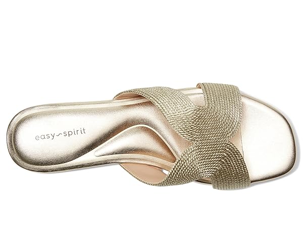 EASY SPIRIT CALERA WOMEN’S SANDAL, 7.5 B(M) US, GOLD