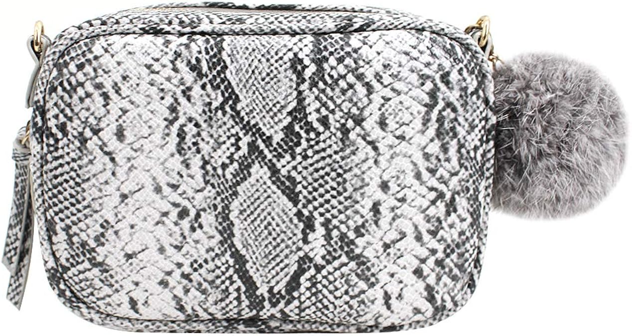 Sherry Women Snakeskin Pattern Crossbody Shoulder Bag