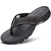 GUBARUN Mens Sport Flip Flops Comfort Casual Thong Sandals Outdoor