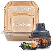 Air Fryer Liners for Ninja Crispi Air Fryer, Ninja Crispi Accessories for Ninja Crispy, 150Pcs Ninja Glass Air Fryer Liners, Crispi Air Fryer Parchment Paper Liners, Ninja Kitchen Appliances