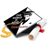 ADVANSYNC EarnedSwag The World Is Mine Graduation Cap Topper