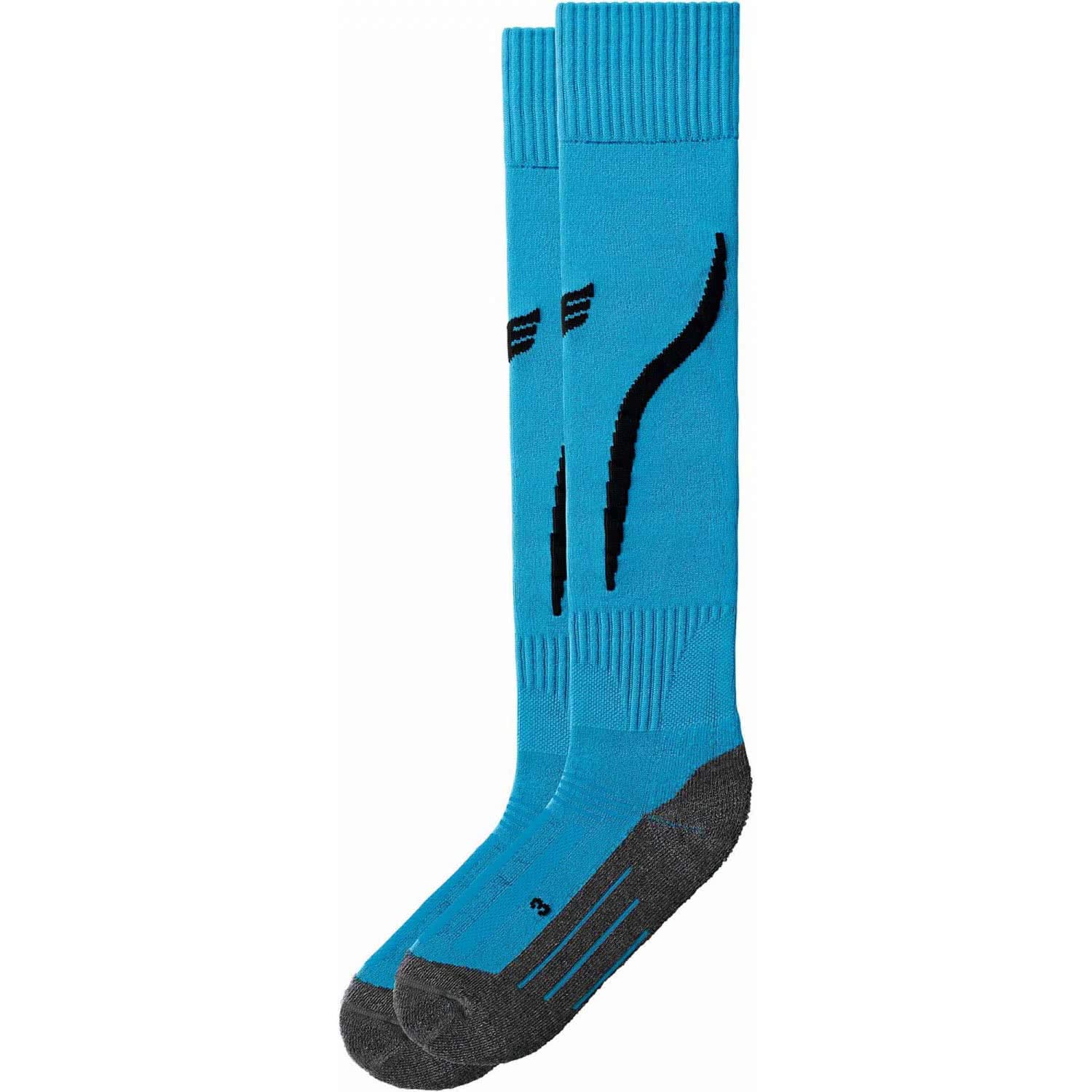 erima Unisex socks Tanaro, turquoise (curacao / black), 44-46 (Manufacturer's size: 4)