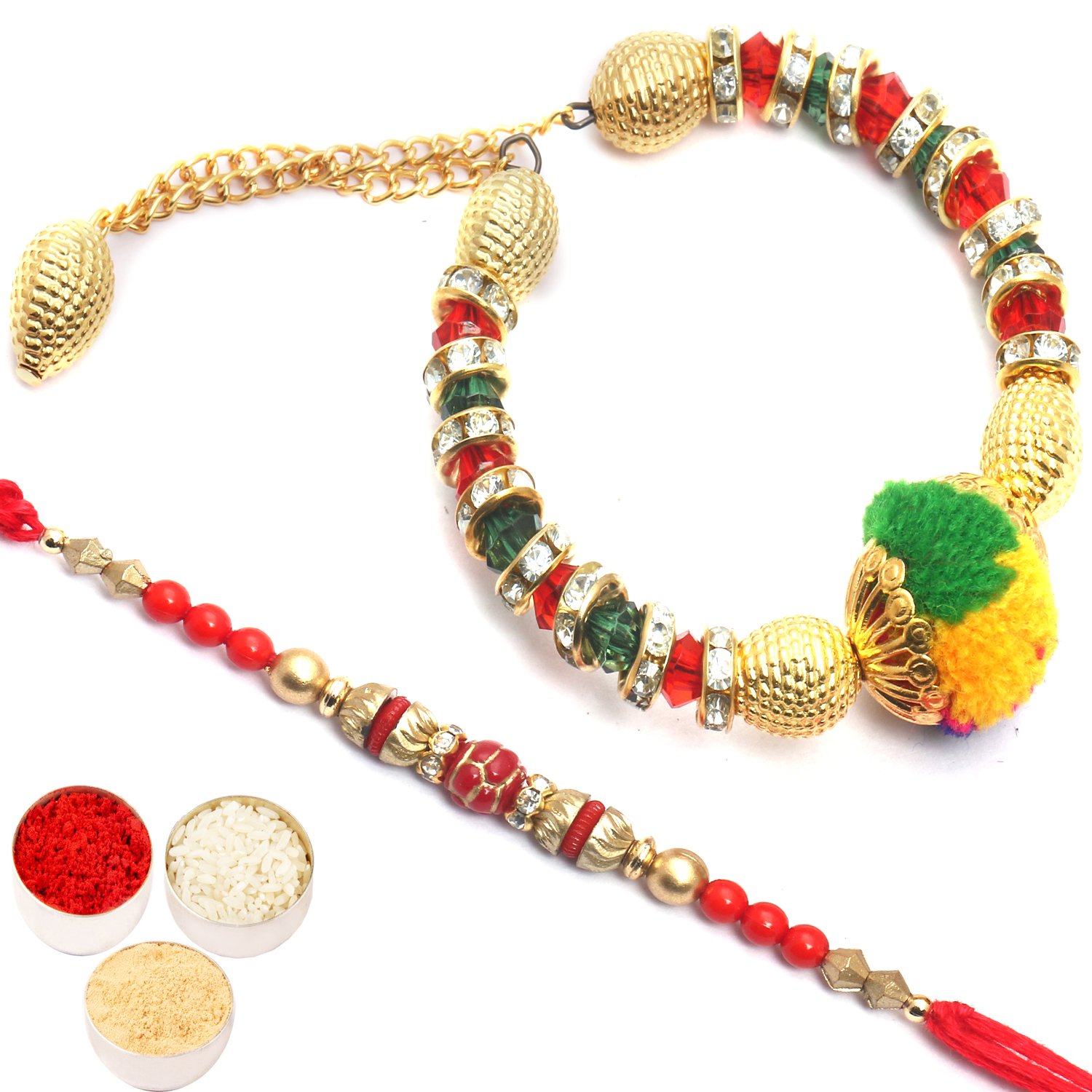 ghasitaram gifts rakhi for brother rakhis online - my guiding angel bhaiya bhabhi rakhi