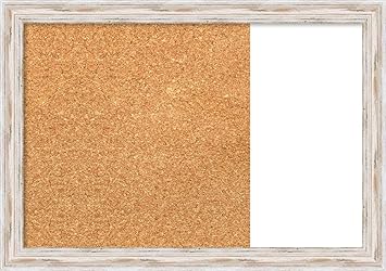 Amazon Com Framed Dry Erase And Cork Board Combo Bulletin