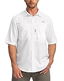 Men's Fishing Shirts with Zipper Pockets UPF