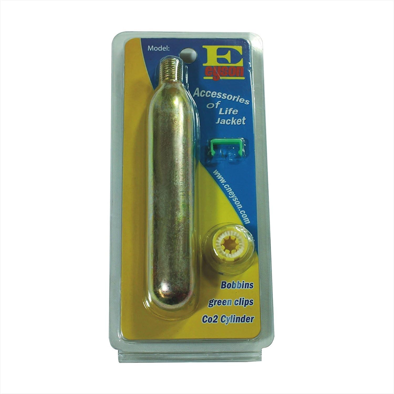 Premium Quality CO2 Rearming Kit Cylinder Cartridge Tank for Automatic/Manual Inflatable Life Jacket Lifejacket Life Vest Waist Pack Belt Lifesaving PFD CO2 Replacement Refill New