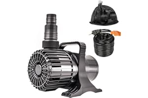 OYO WATER Outdoor Large 3900gph-230W 32.8FT Pond Water-fall & Kio Fish Fountain-s &Garden Pump Submersible IPX8: Long 32.8FT Cord Smart-er & Quieter Duck & Yard &Patio Ponds Pumps, 1 Barrier Pump Bag