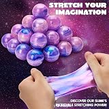 JOYIN Galaxy Slime Party Favors 24 Pack Pink Colors Non-Sticky Mess-Free Safe view 4