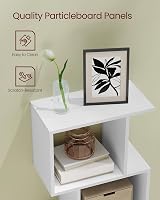 VASAGLE 6-Tier Bookshelf 24 x 40 x 159 cm Matte White LBC462W01 view 7
