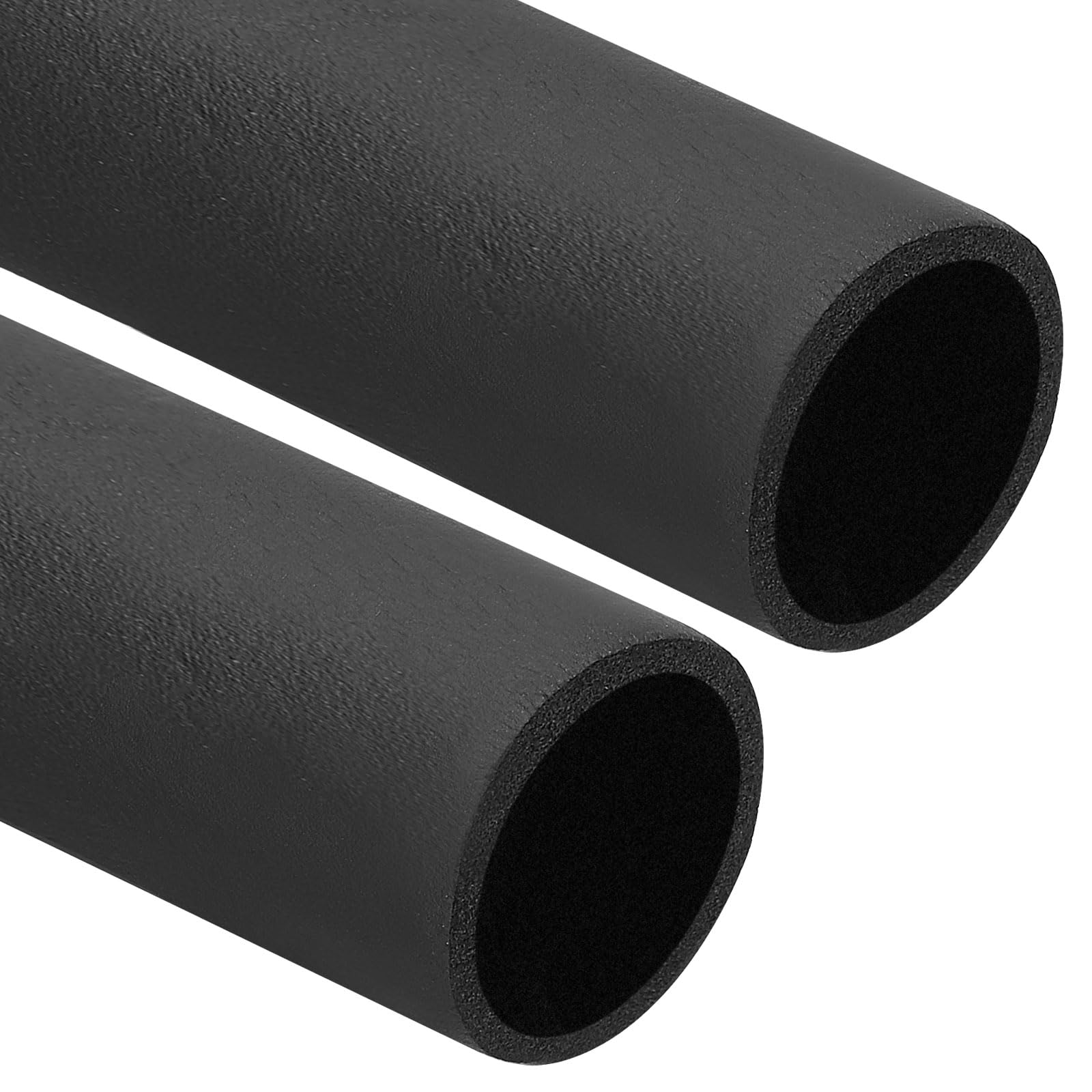 PATIKIL 1-7/8"(48mm) ID x 6Ft Pipe Insulation Foam Tube, 2Pcs Pipe Cover Wrap Roll Bar Padding Tubing for Handle Grip HVAC Outdoor Air Conditioner Units