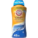 Arm &amp; Hammer Clean Scentsations Scent Booster, Laundry Purifying, 45 Oz | In-Wash Laundry Fragrance, Lasting Freshness for Clothes and Towels, Laundry Additive