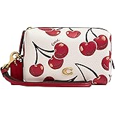COACH Womens Boxed Essential Mini Cosmetic Pouch With Cherry Print Chalk Multi One Size