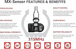 Autel MaxiTPMS MX Sensor 20pcs Single Frequency