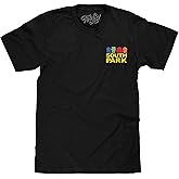 Tee Luv Men's South Park Double Sided Cartoon Character Cast T-Shirt