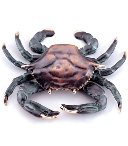 Solid Brass Blue Crab Door Knocker Nautical FL Home/Beach House/Front