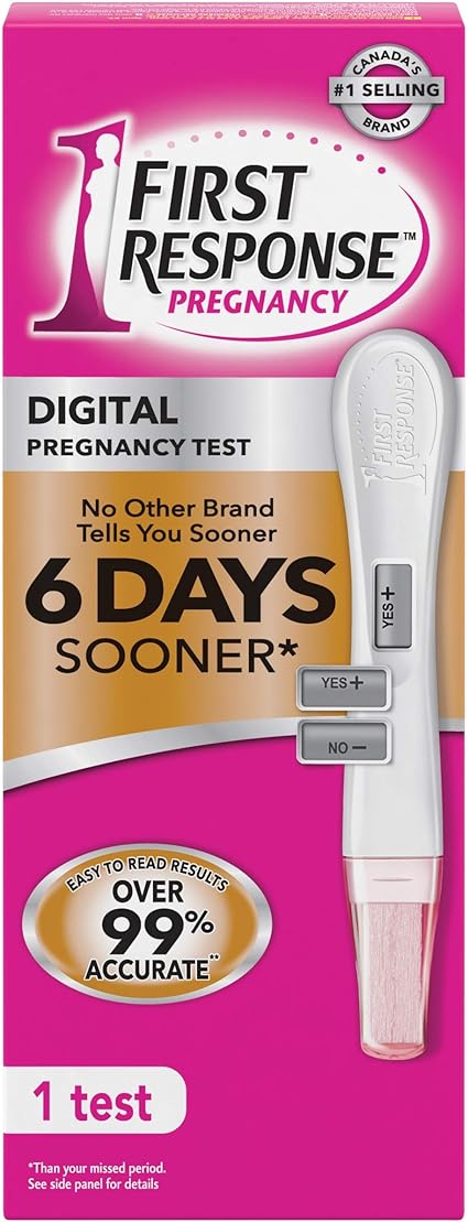 First Response Digital Early Result Pregnancy Test Stick 1 Test Amazon Ca Health Personal Care
