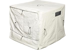 Climate Shield ® by Outdoor Solutions Inc ® Pool Heater Cover - Heavy-Duty Vinyl, Mesh Vents, Insulated Pool Equipment Cover for Winter Protection, Fits Pool Heat Pump & Filter