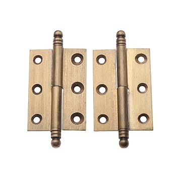 2pcs 2 83 X1 97 X1 34 Hinges Brass Cupboard Cabinet Door Folding