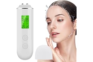 VOOADA LCD Digital Precision Skin Oil Content Analyzer, Moisture Tester Skin Monitor Detector, Face Care Tool for Beauty Salo