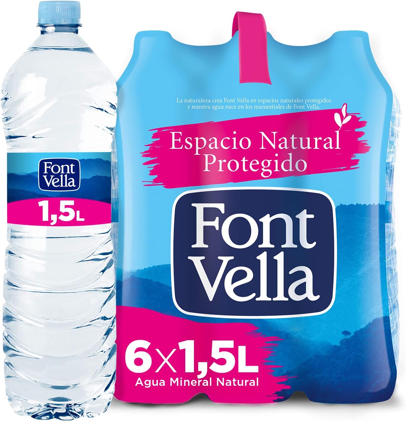 FONTVELLA BOTTLE PLASTIC X6 1500ML MINERAL WATER NON FLAVOURED Amazon.fr Cuisine & Maison