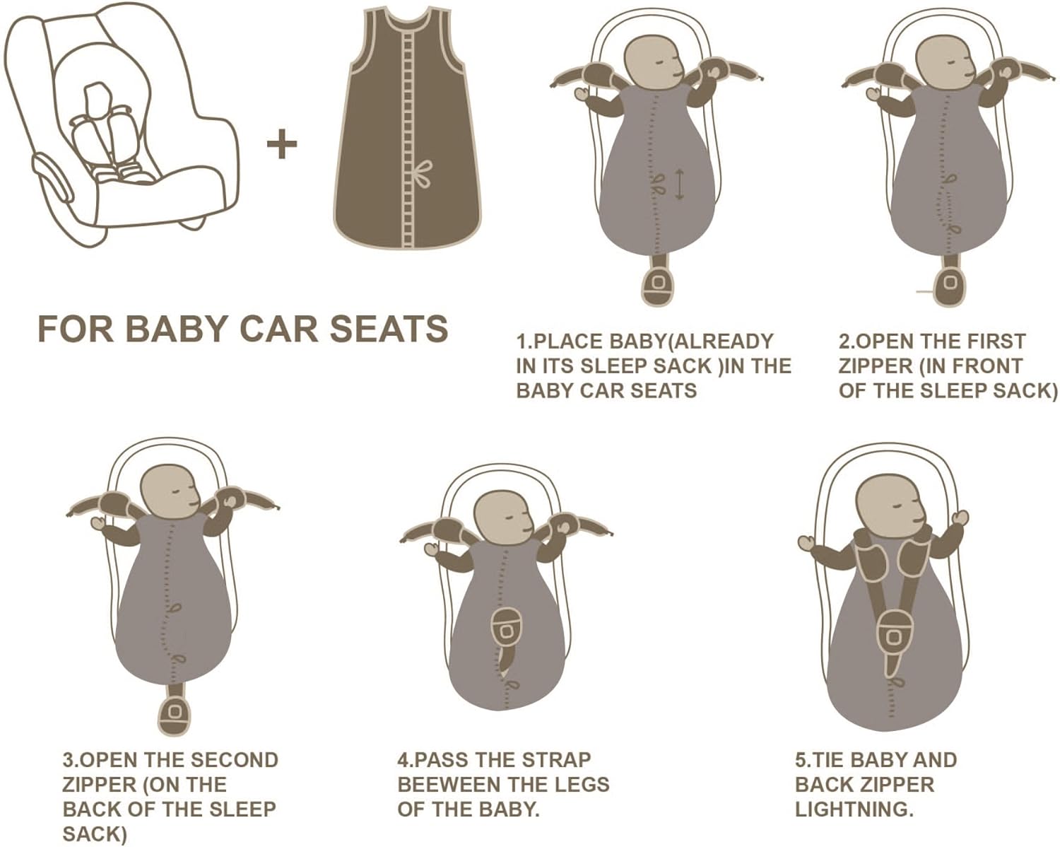 car seat sleep sack