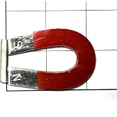 EISCO Horseshoe Magnet - 50 mm- 2 1/4"x 1 1/2" Chrome Style