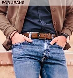 KEMISANT Men Belt-Genuine Leather Belt for Men