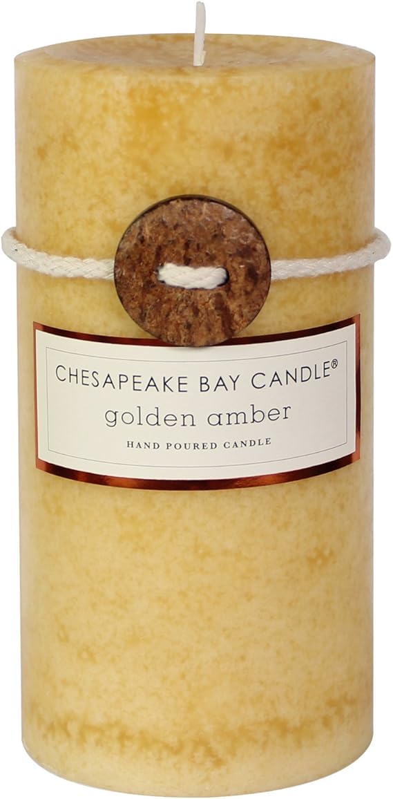 Chesapeake Bay Candle Home 3Inch by 6Inch Pillar Golden