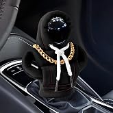 OLLBIT Gear Shift Hoodie,Car Gear Shift Cover,Funny Shift Knob Cover,Universal Fit Hoodie Car Decor,Automotive Interior Accessories for Gift (Black)