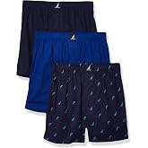 Nautica Men's Classic Cotton 3-Pack Woven Boxers
