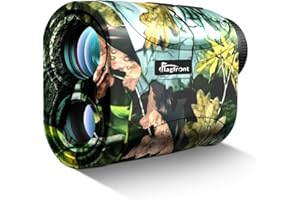 Flagfront Range Finder for Hunting, 1200 Yards Laser Rangefinder with 6X Magnification,Speed/Angle/Distance Multifunctional Waterproof Rangefinder for Hunter