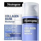 Neutrogena Collagen Bank Face Moisturizer, Daily Anti-Aging Face & Neck Firming Collagen Cream, Bakuchiol & Micro-Peptides Face Lotion, Support Skin’s Natural Collagen for Visibly Plump Skin, 2 fl. oz