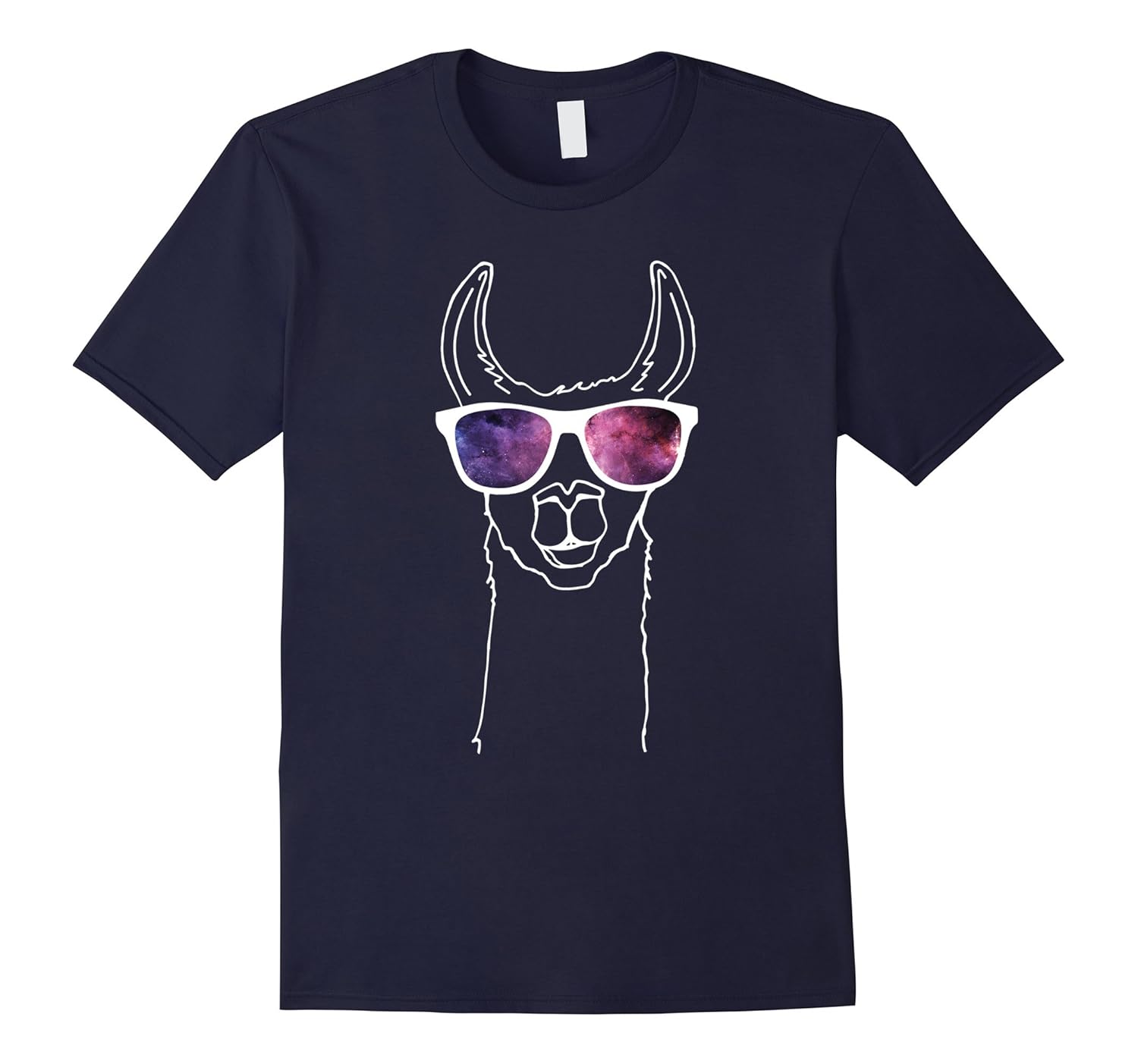 No Drama Space Lama Sarcastic Tshirt - Funny Sayings-Rose