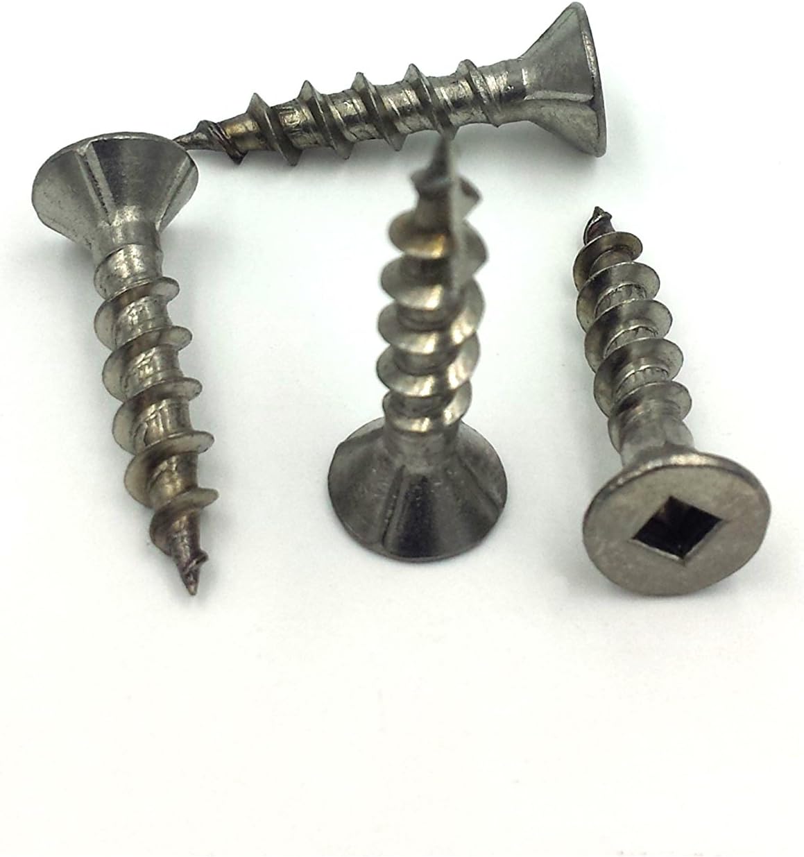 10 x 1" Square Drive Flat Head Deck Screw 316 Stainless