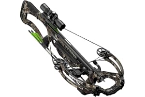Barnett Whitetail Pro STR Crossbow, with 4x32mm Multi-Reticle Scope, Arrows, Lightweight Quiver