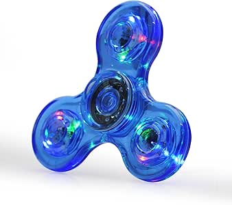 Amazon.com: FIGROL LED Light Fidget Spinner,Rainbow Fidget ...