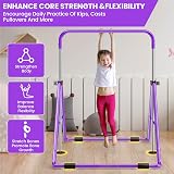 Finger Ten Gymnastic Bar with Ring Purple Foldable Adjustable 4 Heights view 6