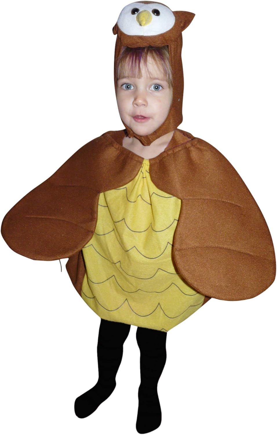 F68 Size 92-98 Owl costume for babies and little children comfortable over normal clothes, Modell 7: F68 Eule - Image 4