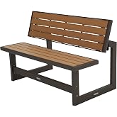 LIFETIME 60054 Convertible Bench / Table, Faux Wood Construction