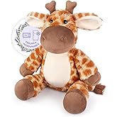 SuzziPals Giraffe Stuffed Animal, Heatable & Coolable Plushie, Microwavable Heating Pad for Soothing & Relaxation, Cute Plush Toy, Giraffe Gifts for Kids & Adults