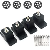 TADERUILY Anti Vibration Pads Rubber Conditioner Vibration Isolator for Outdoor Mini Split Ground Stand Wall Mounting Bracket Ac Condenser Shock Absorbing Pad Damping Block Air Compressor Feet