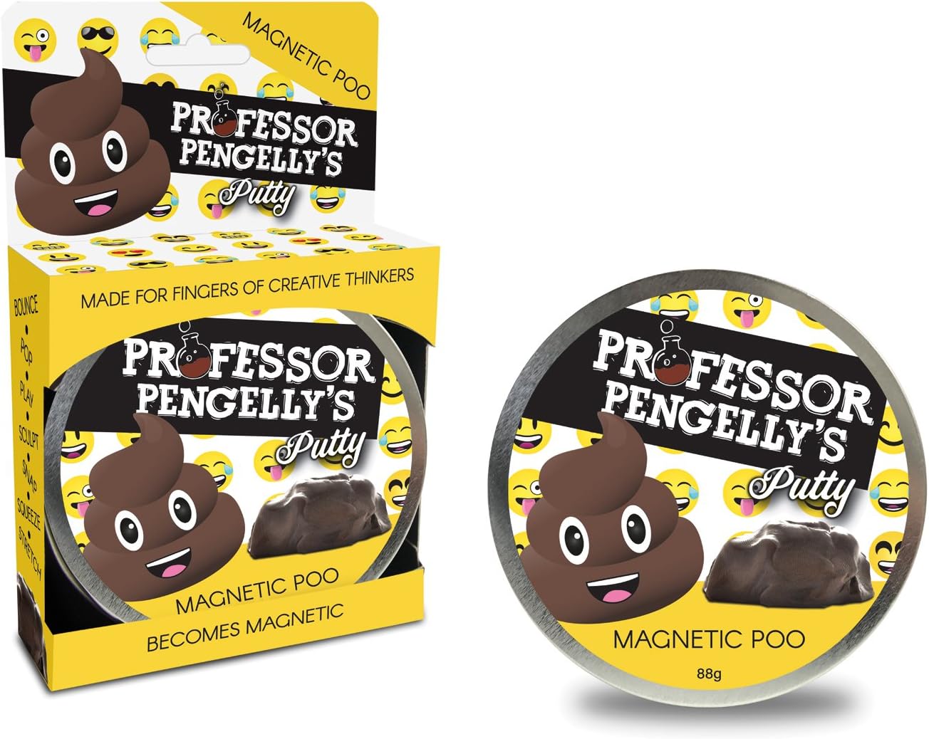 Professor Pengelly'sPutty Magnetic Poo Putty, Brown